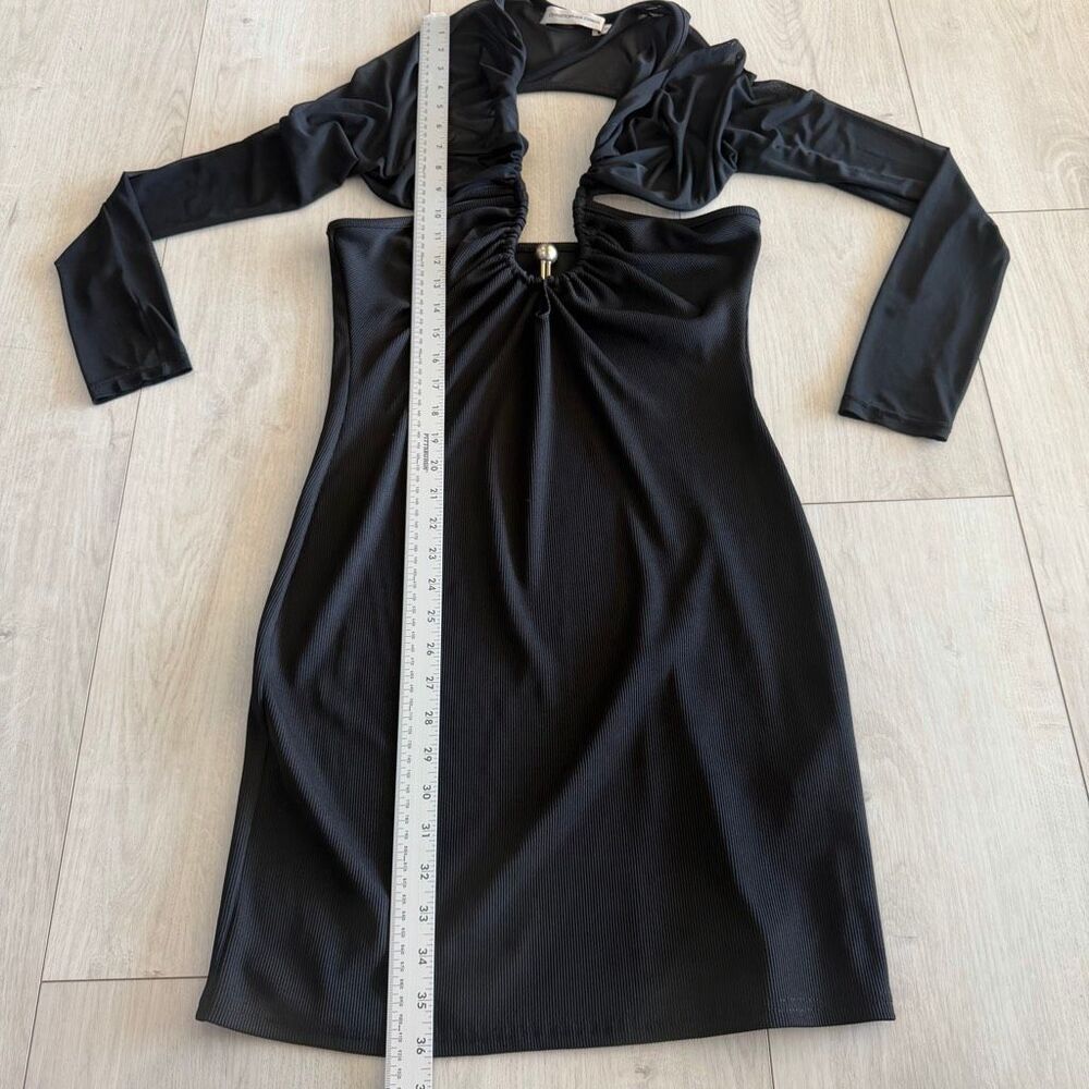 Christopher Esber black womens mini dress size 12 - Picture 4 of 12